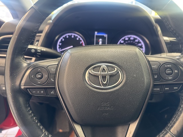 2021 Toyota Camry SE Red at Shottenkirk Kia Fort Bend