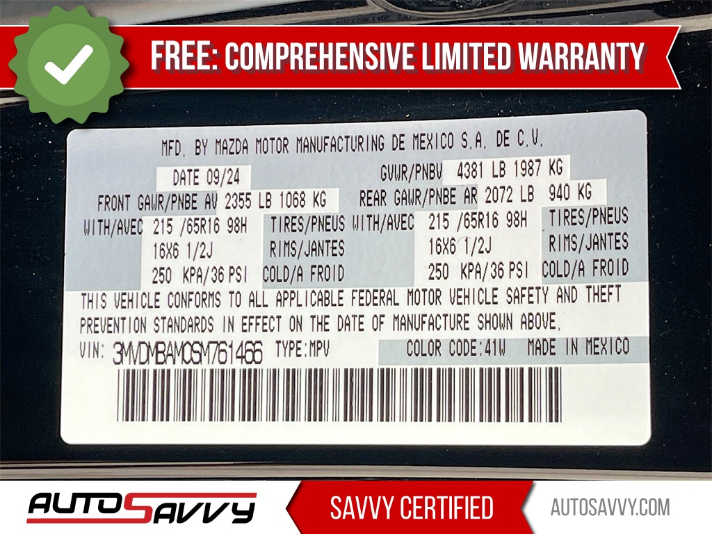 2025 Mazda CX-30 2.5 S Black at Parkway Family Mazda