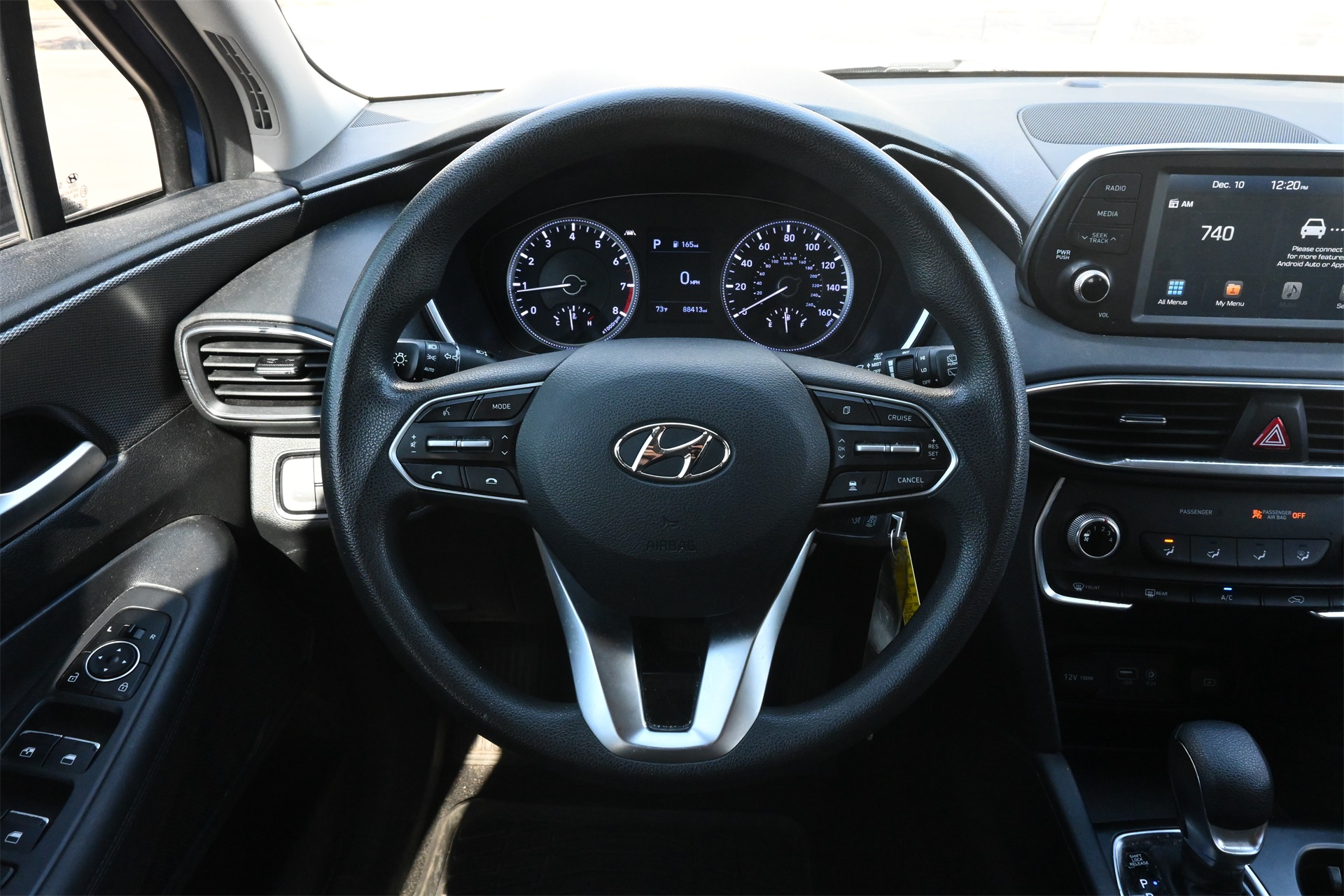 2019 Hyundai Santa Fe SE Blue at North Houston Mitsubishi