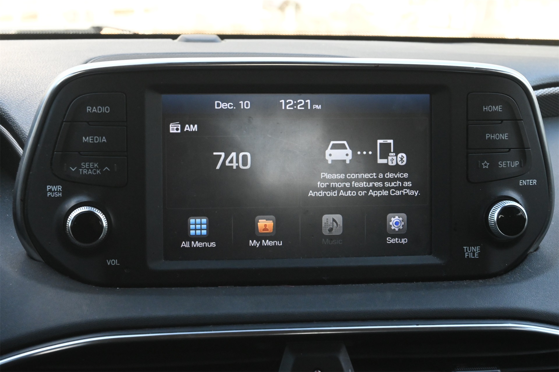 2019 Hyundai Santa Fe SE Blue at North Houston Mitsubishi