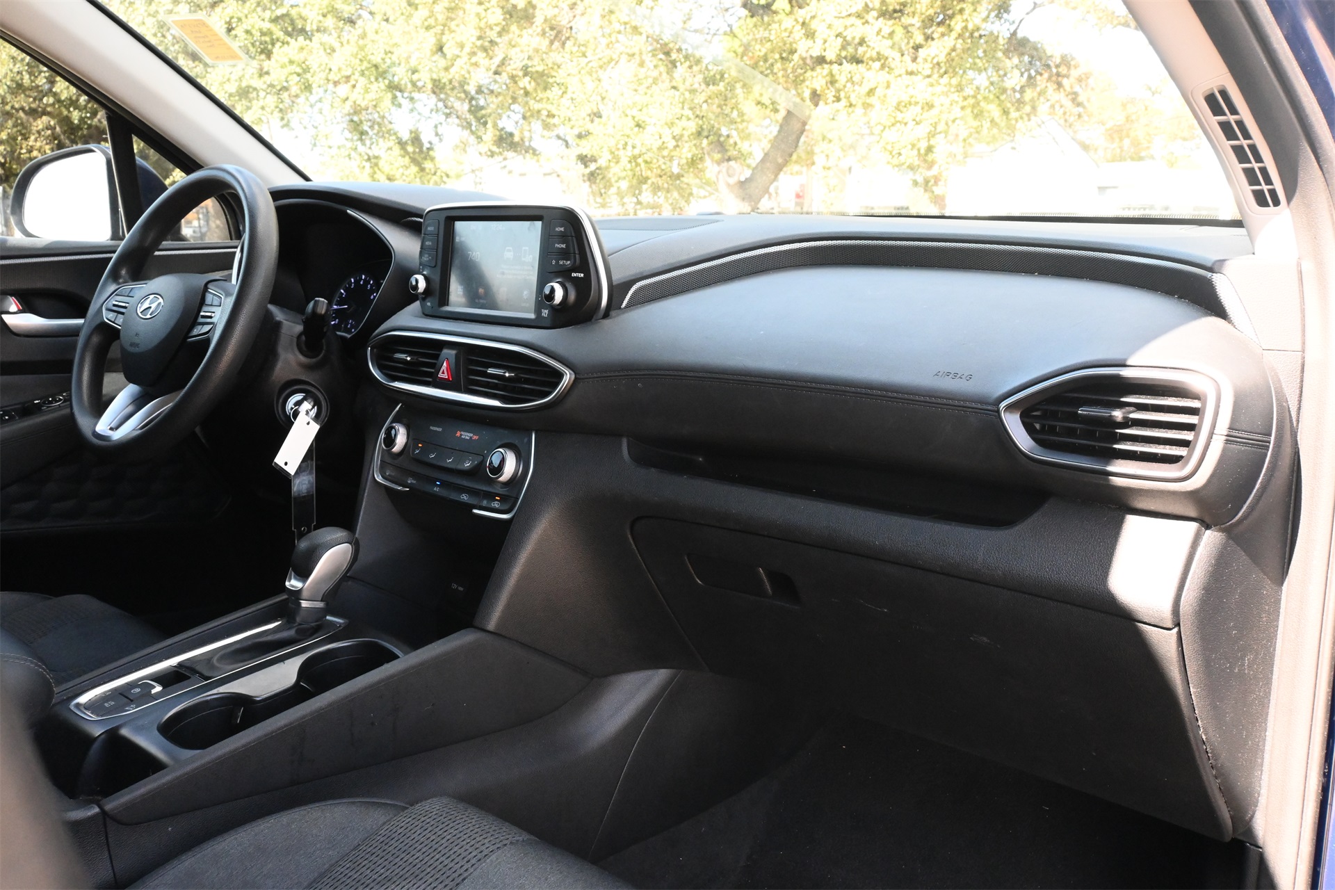 2019 Hyundai Santa Fe SE Blue at North Houston Mitsubishi