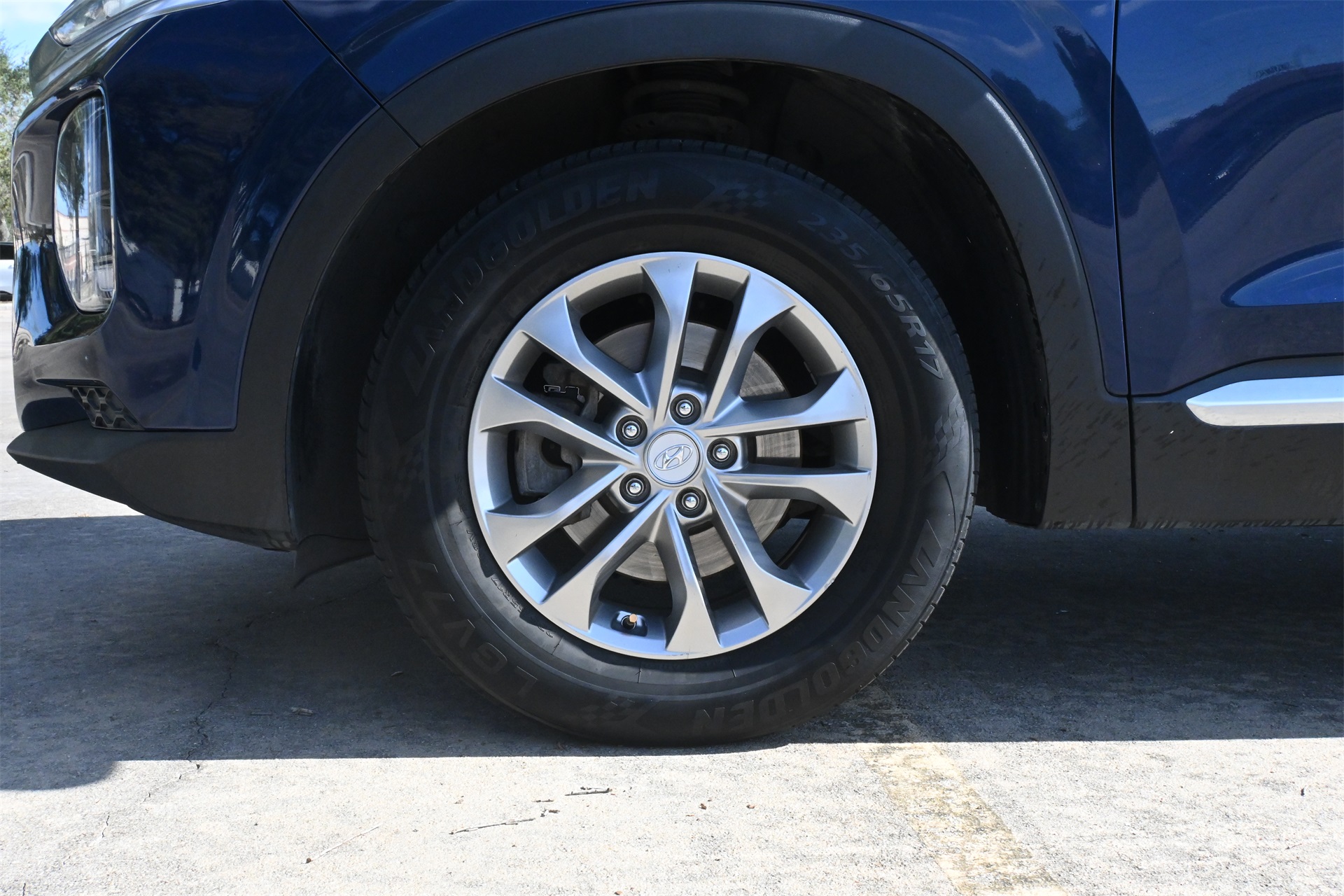 2019 Hyundai Santa Fe SE Blue at North Houston Mitsubishi