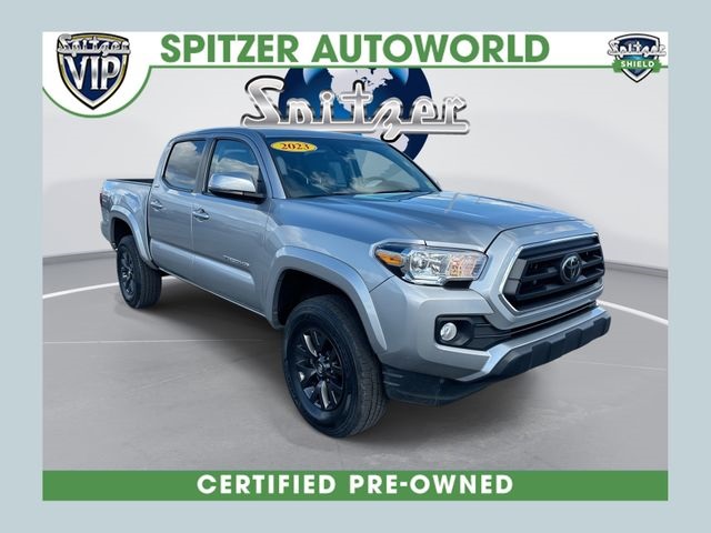 Celestial Silver Metallic 2023 Toyota Tacoma Pickup Truck Four-Wheel Drive 6-Speed Automatic