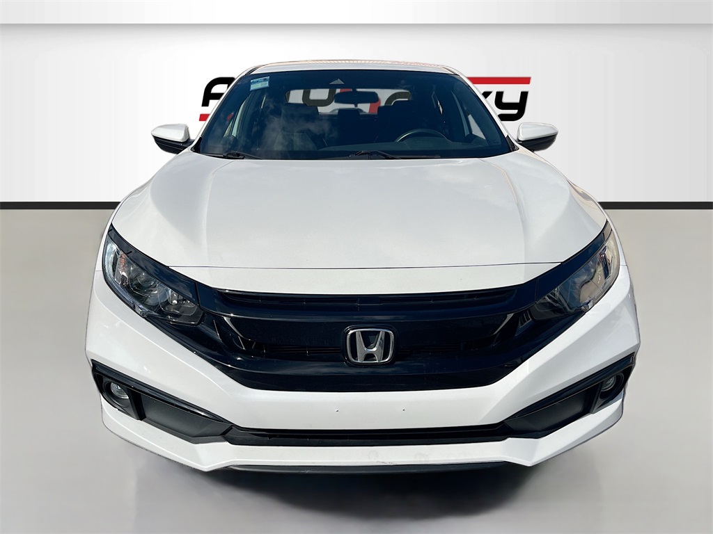 2020 Honda Civic Sport White at DeMontrond Gulf Freeway