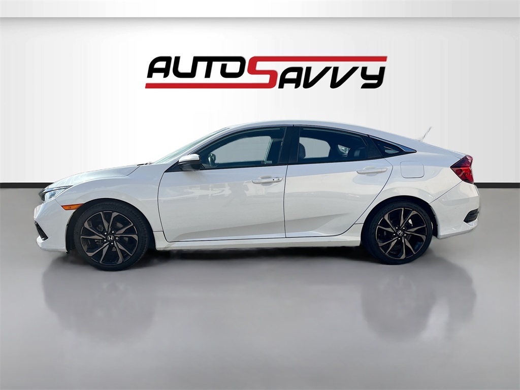 2020 Honda Civic Sport White at DeMontrond Gulf Freeway