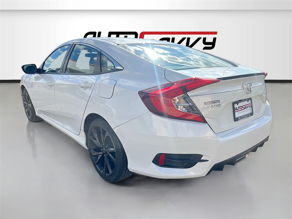 2020 Honda Civic Sport White at DeMontrond Gulf Freeway