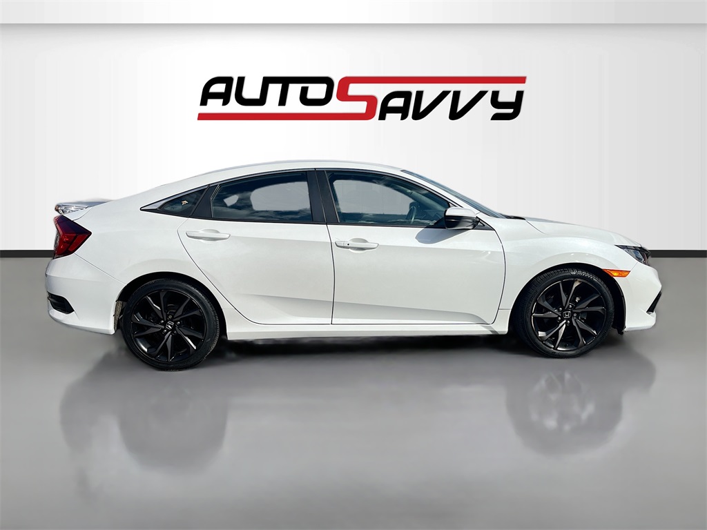2020 Honda Civic Sport White at DeMontrond Gulf Freeway