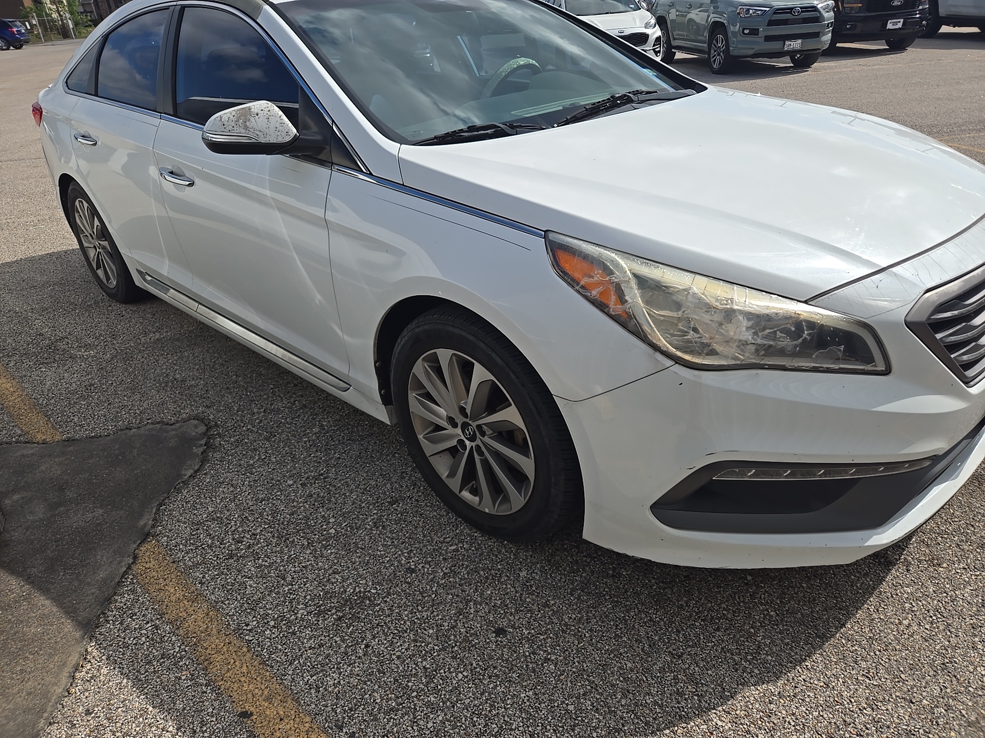 2016 Hyundai Sonata Sport White at Autostrade