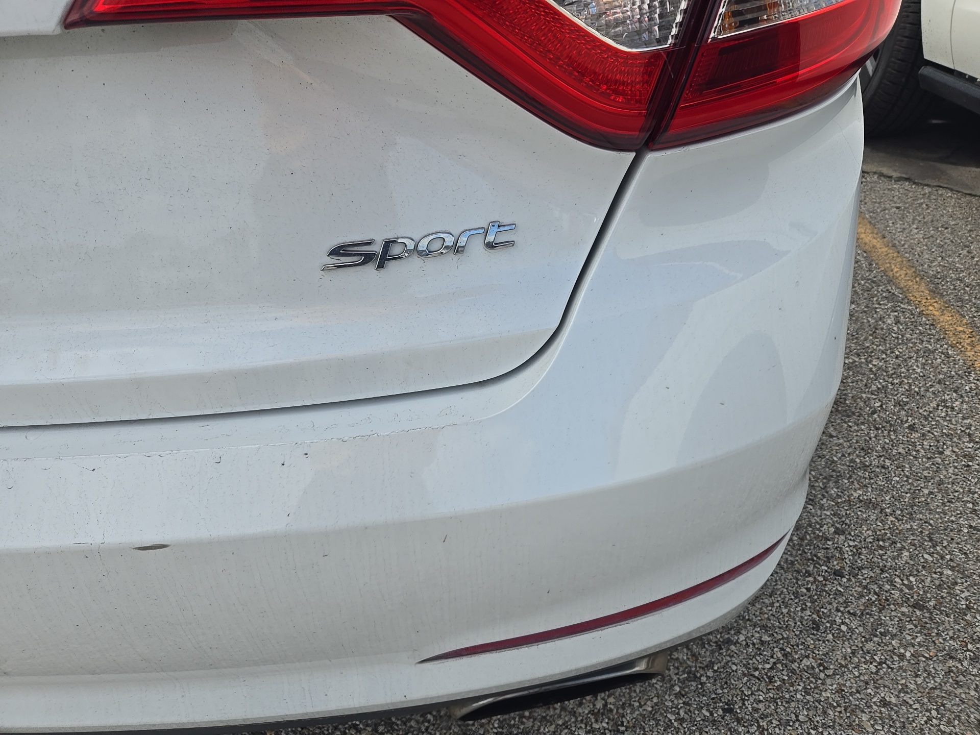 2016 Hyundai Sonata Sport White at Autostrade