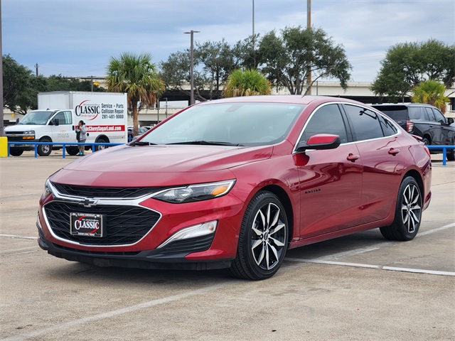 2021 Chevrolet Malibu RS Red at Durrett Motor Company