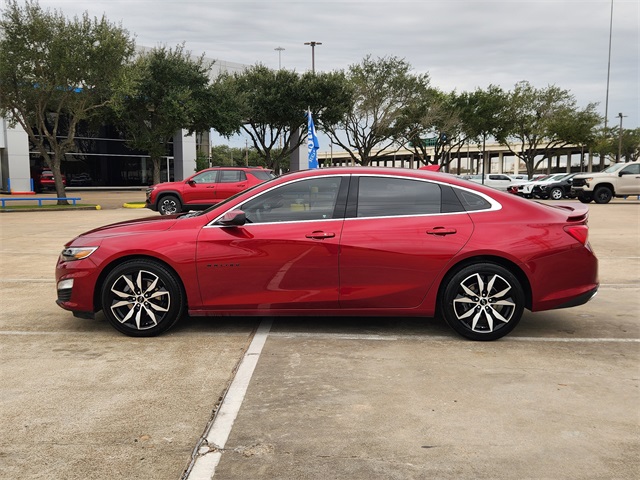 2021 Chevrolet Malibu RS Red at Durrett Motor Company