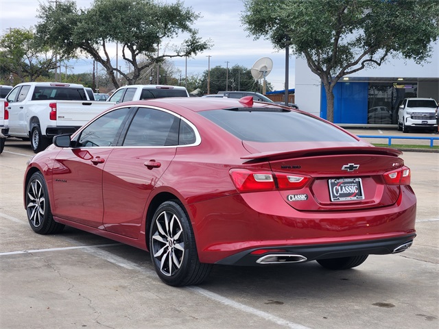 2021 Chevrolet Malibu RS Red at Durrett Motor Company
