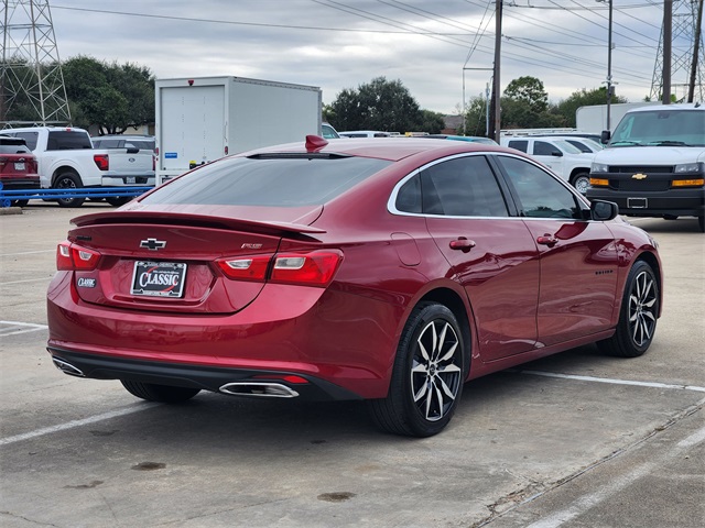 2021 Chevrolet Malibu RS Red at Durrett Motor Company