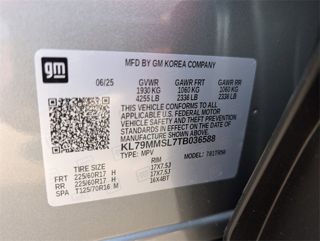 2026 Chevrolet TrailBlazer LS Gray at Monument Chevrolet