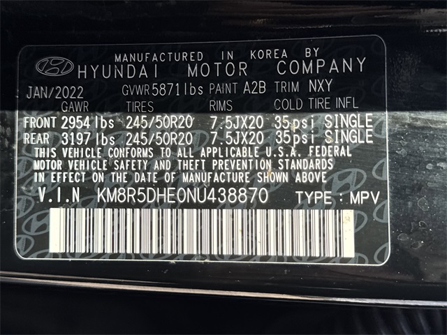 2022 Hyundai Palisade Limited Black at DeMontrond Gulf Freeway