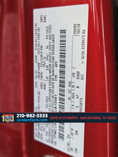 Used Car 2023 Ford Escape  St-line Elite For Sale Under $30,000 In San Antonio, Texas