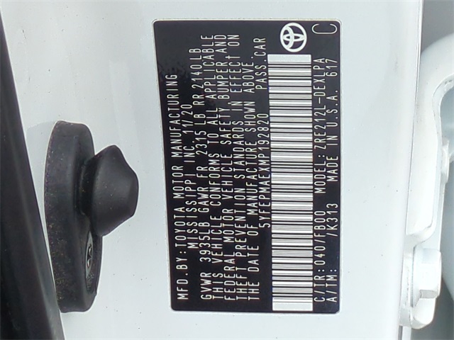 2021 Toyota Corolla LE for sale at PATRIOT CHEVROLET OF LIMERICK