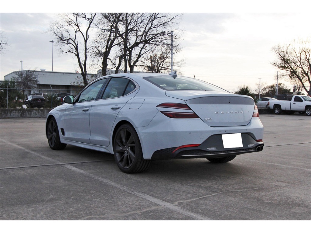 2023 Genesis G70 2.0T White at AutoSavvy Houston Northwest