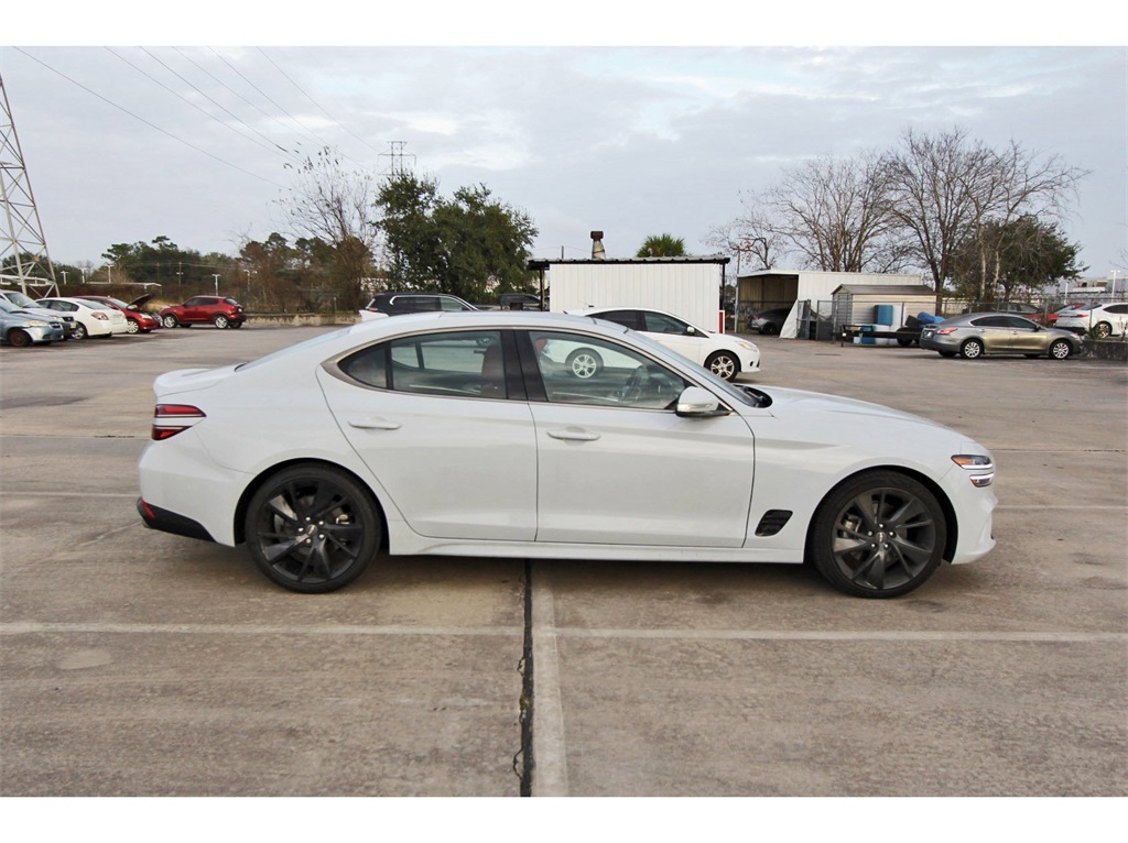 2023 Genesis G70 2.0T White at AutoSavvy Houston Northwest