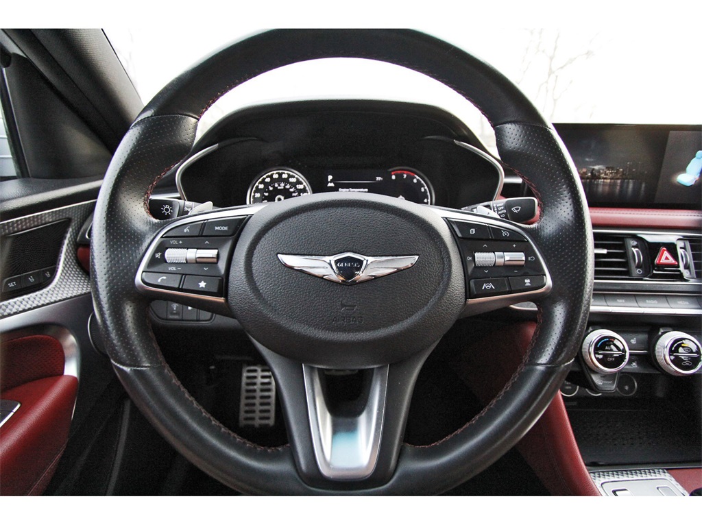 2023 Genesis G70 2.0T White at AutoSavvy Houston Northwest