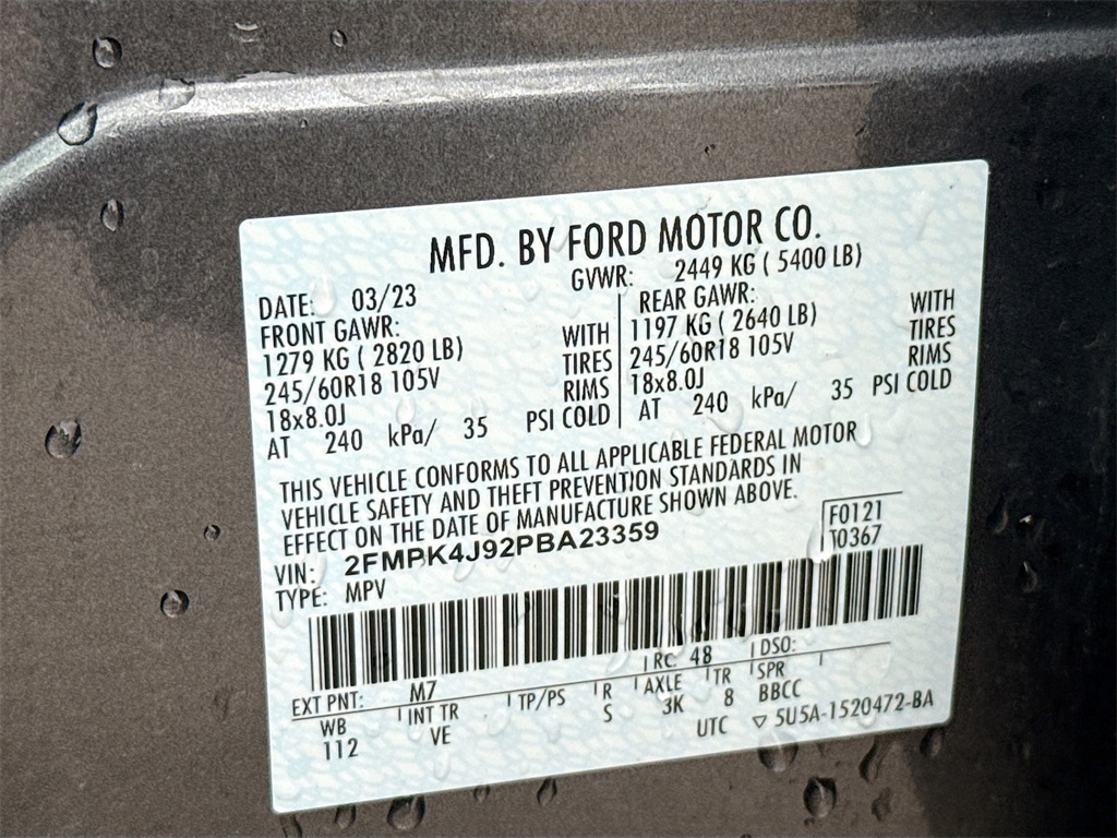 2023 Ford Edge SEL Gray at Durrett Motor Company