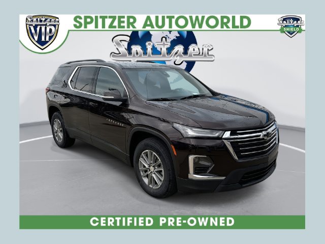 Black Cherry Metallic 2022 Chevrolet Traverse SUV / Crossover Front-Wheel Drive 9-Speed Automatic
