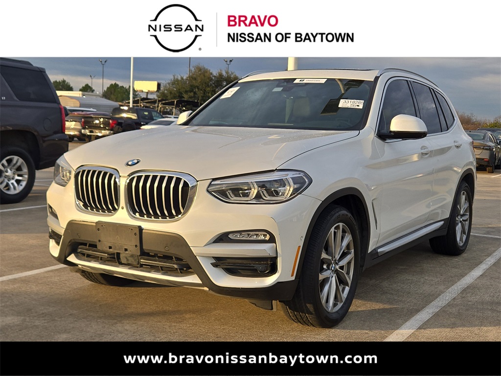 2019 BMW X3 xDrive30i White at DeMontrond Automotive Group