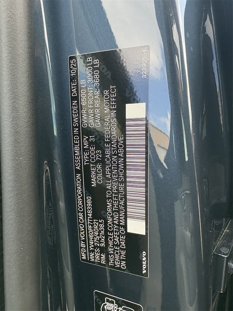 2026 Volvo XC90 Plug-In Hybrid T8 Ultra Blue at DeMontrond Automotive Group