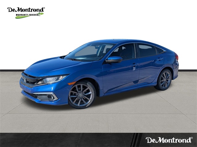2021 Honda Civic EX Blue at Cook Ford
