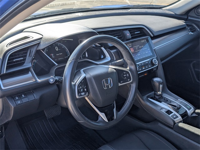 2021 Honda Civic EX Blue at Cook Ford