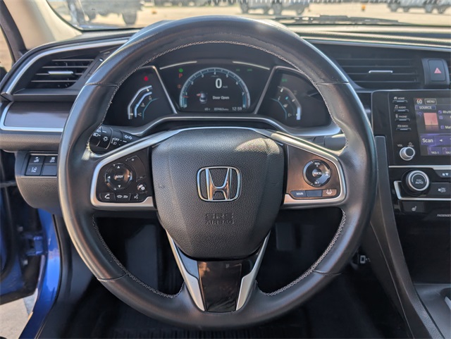 2021 Honda Civic EX Blue at Cook Ford