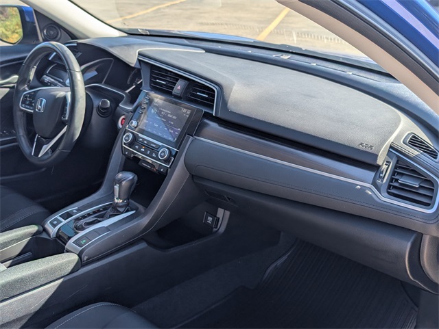 2021 Honda Civic EX Blue at Cook Ford