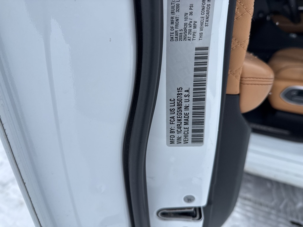 2022 Jeep Grand Cherokee L