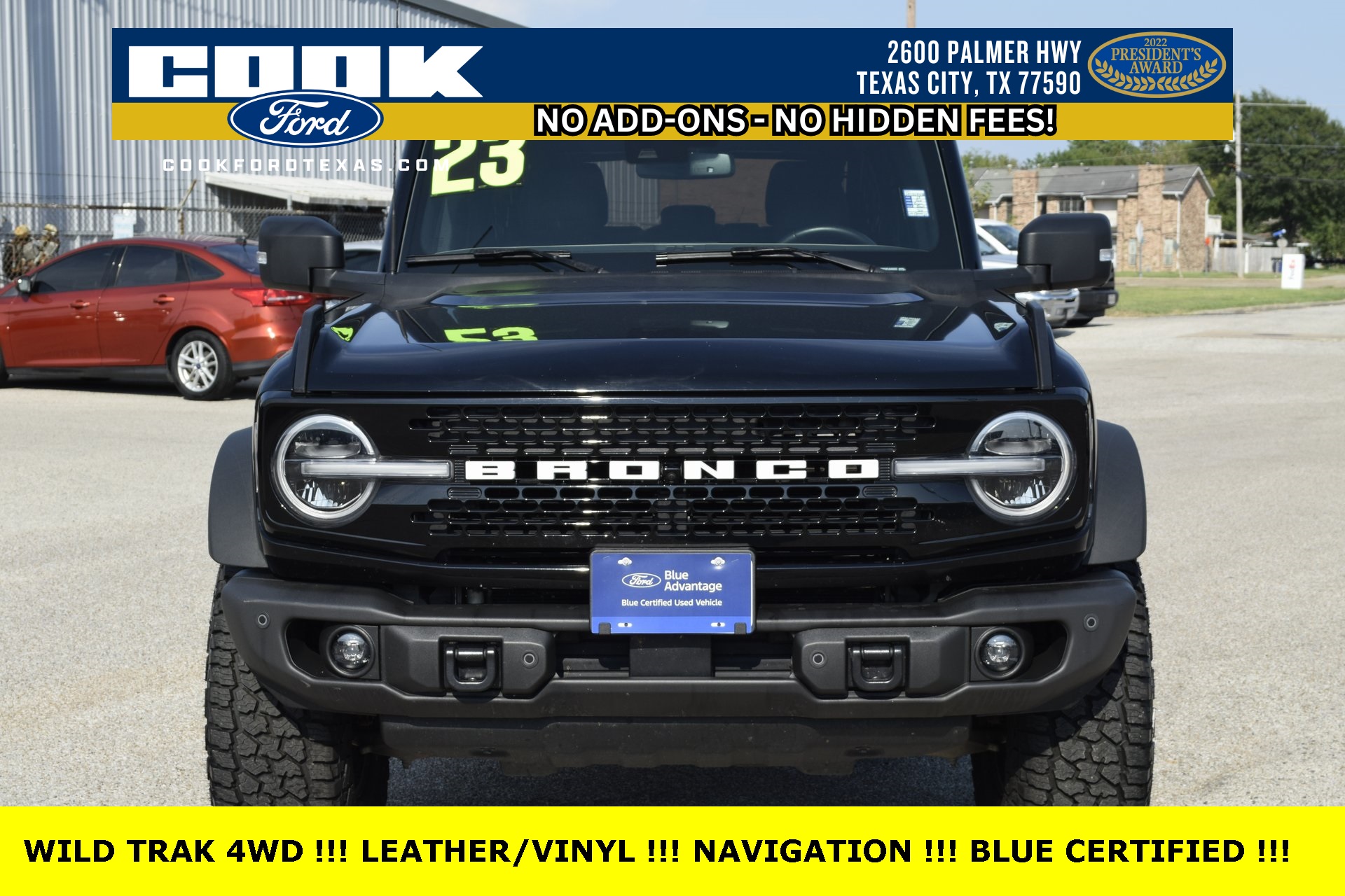 2023 Ford Bronco Wildtrak Black at Wharton Ford