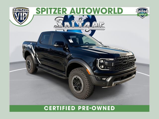 Shadow Black 2025 Ford Ranger Pickup Truck Four-Wheel Drive Automatic