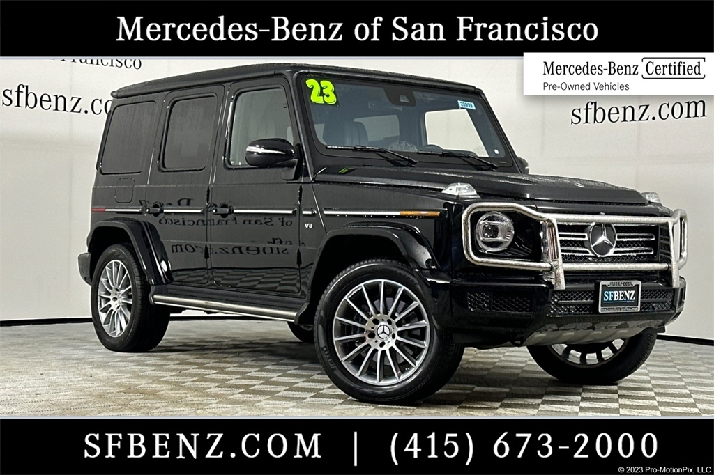 Black 2023 Mercedes-Benz G-Class G 550 4MATIC SUV / Crossover All-Wheel Drive 9-Speed Automatic