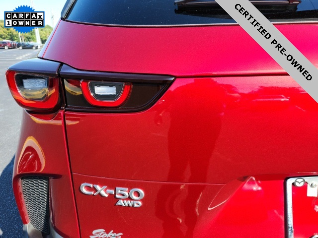 2023 Mazda CX-50 2.5 S Preferred Plus Package Red at Stokes Mazda