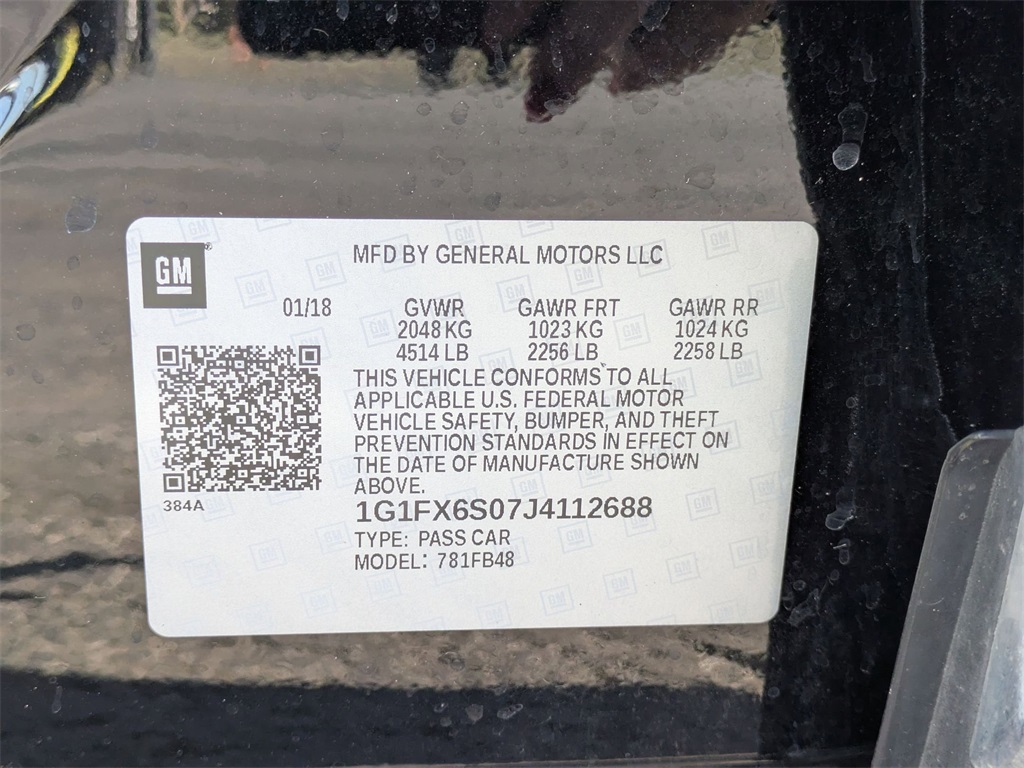 Used 2018 Chevrolet Bolt EV For Sale in Findlay, OH