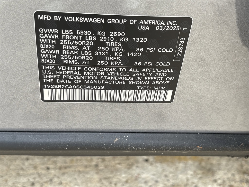 2025 Volkswagen Atlas 2.0T SEL  at DeMontrond Auto Country