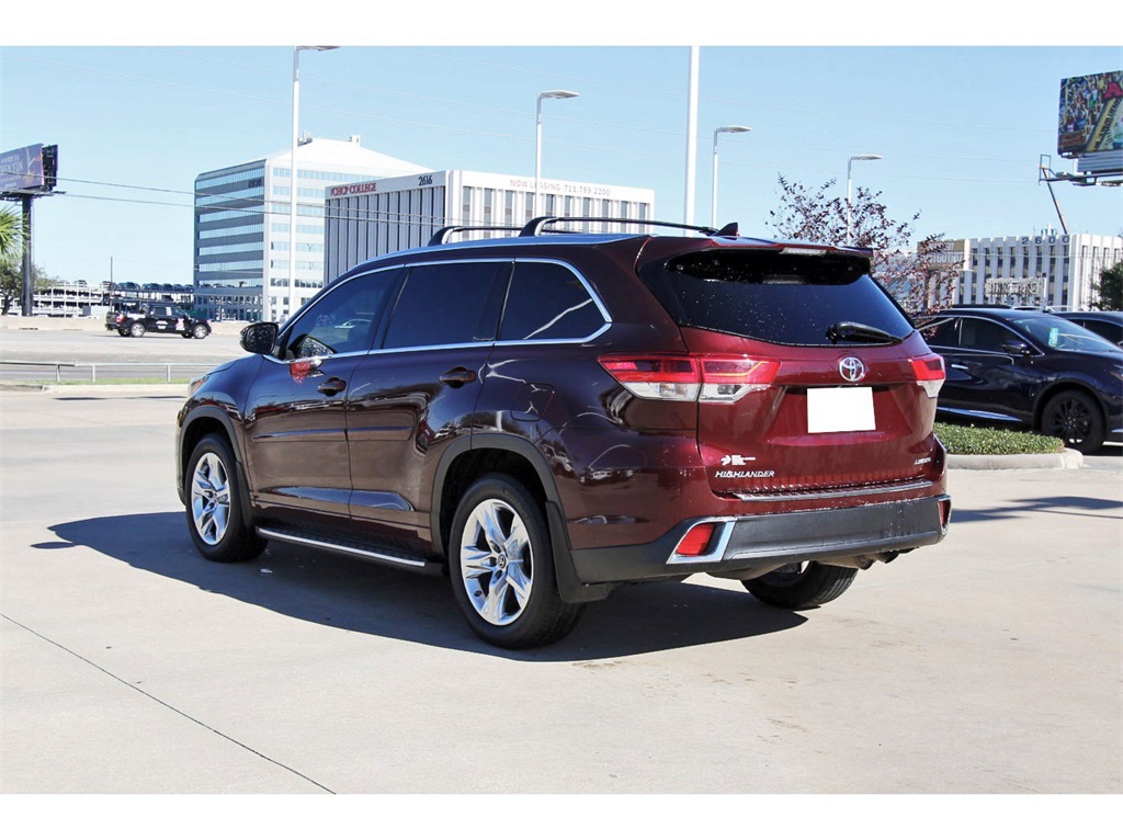 2019 Toyota Highlander Limited Red at Don McGill Toyota