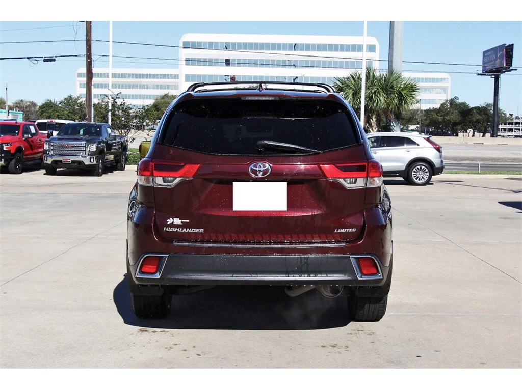 2019 Toyota Highlander Limited Red at Don McGill Toyota