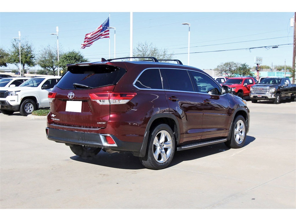 2019 Toyota Highlander Limited Red at Don McGill Toyota