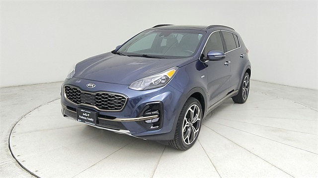 2022 Kia Sportage SX Blue at Parkway Family Mazda