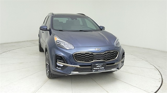 2022 Kia Sportage SX Blue at Parkway Family Mazda