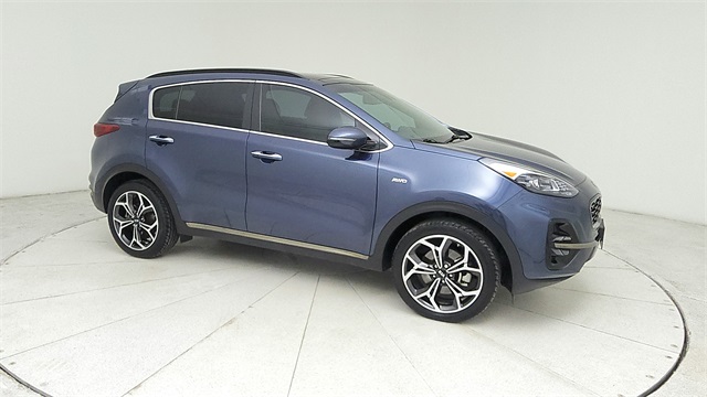 2022 Kia Sportage SX Blue at Parkway Family Mazda
