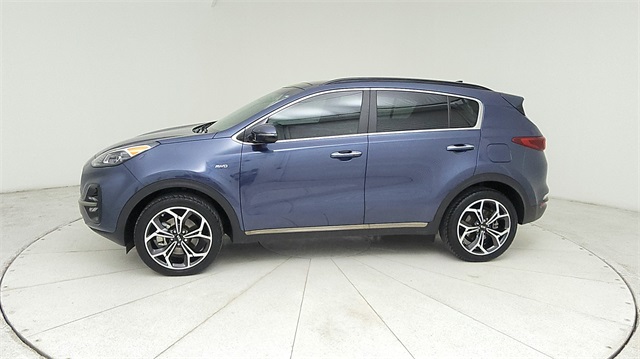 2022 Kia Sportage SX Blue at Parkway Family Mazda