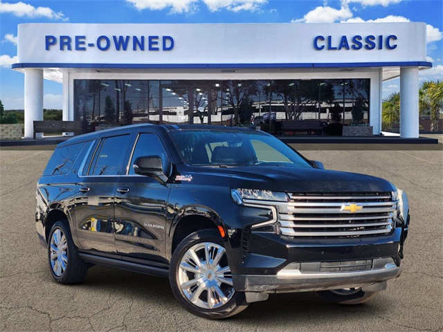 2021 Chevrolet Suburban High Country Black at Baytown Hyundai