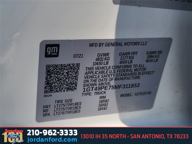 Used Car 2021 Gmc Sierra 2500hd  At4 For Sale Under $60,000 In San Antonio, Texas