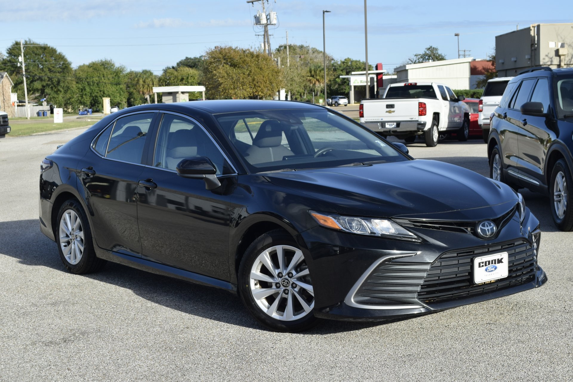 2023 Toyota Camry LE Silver at Joe Myers Mazda Kia