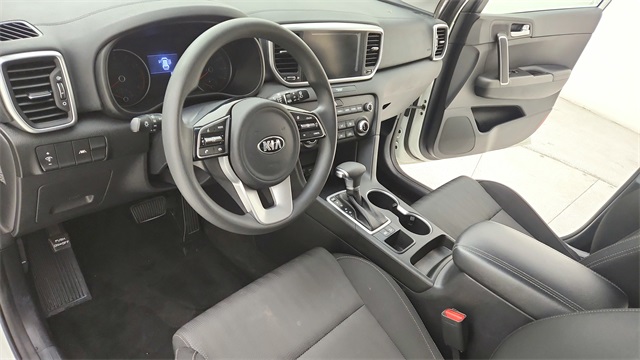 2021 Kia Sportage LX White at DeMontrond Ford